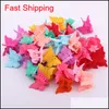 plastic butterfly hair clips claws