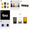 6 styles résine PC plastique Drip Tip 510 fil embout transparent pas cher pour 528 TFV8 BABY Prince Falcon Valyrian atomiseur réservoir vaporisateur