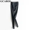 Gcarol inverno mulheres espessadas lã legging uma peça calças alta cintura super estiramento passo básico na legging exterior desgaste calças 201027