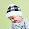 Moda bambino Beanie 8 colori inverno caldo bambini berretti lavorati a maglia sport all'aria aperta cappelli di lana scozzese CYZ2863