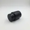 50 stks / partij 100ml 100cc Plastic HDPE Black Pharmaceutical Container Pil Flessen met harde pull-ring cap voor medicijnen verpakking
