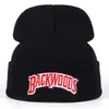 Nouveau chapeau tricoté bonnets Backwoods lettrage casquette femmes chapeaux d'hiver pour hommes chapeau chaud mode solide hip-hop bonnet chapeau unisexe CapsDropshipping