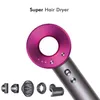 Professional Hair Dryer With Flyaway Attachment Negative Ionic Premium HD08 Dryers Multifunction Salon Style Tool 211224266z6786033