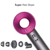 Professionell hårtork med FlyAway -bifogning Negativ Ionic Premium HD08 Dryers Multifunction Salon Style Tool 211224266Z3852715