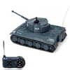 Nieuwe promotie! 1:72 Klassieke R / C Radio Afstandsbediening Tiger RC Tankmodel voor kinderen Geschenken zonder Box Pack 201208