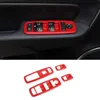 Panneau de commutateur de lève-vitre ABS, 4 pièces, capots de bordure, pour Dodge RAM 2010 +, accessoires d'intérieur automobile