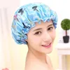 Mulheres Cascas de banho Tampa de banho Tampa Capacete de cabelos Doccia Bonnet de Douche Pour Cheveux Banheiro Produtos Peva 2 Peças/Conjunto 200923