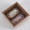 Geschenk Transparent Keks Gebäck Box Retro Kraftpapier Cupcake Abdeckung Backen Verpackung Boxen Angepasst VTKY2237