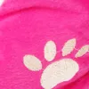 Bawełniane zwierzęta ciepłe wodne z podkładką różową rozmiar psów psa