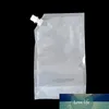 Pochette à bec en plastique Transparent, pochette de bouteille en plastique Durable réutilisable pour boisson liquide, sac d'emballage scellé Portable
