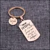 Party Favor Event & Supplies Festive Home Garden Keychains Custom Piece Tag Dad Papa Keychain Memorial Gift Lettering Engraved Personalized