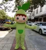 2022 mascarade professionnel vert feuille mascotte Costume Halloween Noël fantaisie robe de soirée carnaval unisexe adultes dessin animé personnage tenues costume