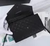 Высочайшее качество Черная икра Кожаный Crossbody цепи WoC Bag Black Hapware Black сумки женские плечо мессенджер кошельки сумки 22см оптовая цена
