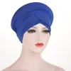 Yeni Düz renk alın çapraz İç giyim hazır türban kaput müslüman kadın şal başörtü sarık şapka Arap headdress hijabs