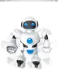 Children's educational toys electric robot LED light music dazzle dance space robot Baby Music toy p169