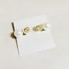 T GG SETS Pearl Earrings Rings sets Crystal Ear Studs OpenDend Rings