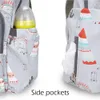 Fashion Mummy Maternity Nappy Backpack Waterproof Maternity Bag Diaper Bag Large Travel Backpack Designer Stroller Baby Bag LJ201013