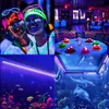 LED UV Black Light Fixtures 10W DJ Party Strip Lights Effect Stage Purple led Tube For Christmas Bar Disco Club Halloween Y201006