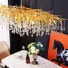 Nordic Luxury Crystal LED Chandelier LOFT Villa Large Lustre Ceiling Chandeliers for Living Room Hotel Home Lamp Indoor Lighting