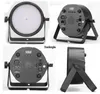 6pcs 168 x 0.5w blanc Led Par Can 64 Light DMX Led Round flat par Strobe Light