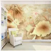 New Chinese Style 3D Stereoscopic Wallpaper Sfondi Lotus Sfondi TV Della Decorazione della parete Pittura