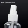 Feine Nebel-Spray-Flasche 12 Packung, 2 Unze klare leere Mini-Reise-Kunststoff-Wasser-Sprühflaschen 50ml kleine Größe nachfüllbaren flüssigen Behältern für ätherische Öle mit Etiketten