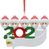 New Personalized Christmas Hanging Ornament 2020 Mask Toilet Paper Xmas Family Gift, Factory Direct, Cheap Price, DHL Fast Shipping