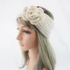 Free DHL INS New 13 Colors Lady Girls Knitted Headbands Lovely Flower Hairbands Crochet Twist Headwear Headwrap Women Hair Accessories