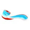 Smoking hand pipes silicone material dab rig hookahs smoke oil bubbler 7 shape pipe tobacco2966948