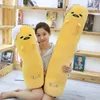 Animals Long Gudetama Lazy Egg Toy Stuffed Egg Jun Egg yolk Brother Doll Cute Soft Bed Pillow Cushion Child Birthday Gift LJ201126