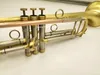 Ny ankomst Margewate BB TUNE TUMPET BRASS pläterad professionell musikinstrument med fallmunstycke Gratis frakt