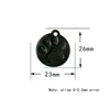 Hele 20st Ronde Poot Aluminium Hond Ketting ID Tag Voor Hond Huisdieren Kraag Ring Gepersonaliseerde Aangepaste Schattig Gegraveerd Y20093077