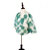 Cappotto invernale per Kid039s giacca in ecopelliccia multicolor Neonata glam Bambina 2011042023779