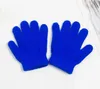 2-6歳の白黒子供のための冬の暖かい手袋ベルベットの創造的な5本の指ニットグローブ屋外サイクリング暖かい手袋