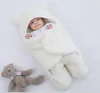 Мягкие Одеяла Wrap Одеяла Детское спальное мешок Конверт для Newborn Sleepsack 100% Хлопок Утолщение кокона в течение 0-9 месяцев