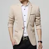 Garnitury męskie Blazers Marka Mężczyzna Dorywczo Jesień Wiosna Moda Slim Garnitur Mężczyźni Masculino Odzież Vetement Homme M ~ 5XL