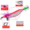 Hot 5 Color 10 CM 8.1G Haak Squid Jigs Zoutwater Vissen Lokken 5 Stks Garnalen Garnalen Locaties Lichtgevend voor CuttleFish Octopus Fish Hooks Kit