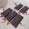 Wallets Handbags Interior Zipper Pocket Envelope Flap Square Heart Floral Messenger Wallet Purses Clutch Totes Bags Tote Luxurys D224x