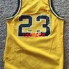 Anpassad XXS-6XL Vintage Men #23 Roy Marble Iowa Hawkeyes Real Full Embroidery College Jersey eller Custom något namn eller nummer Jersey