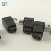 300pcs / серия 90 градусов левого угла Mini 5pin USB B Мужского Штекер адаптеры