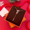 Designers Collier Fashion Women039s Bijoux Sterling Silver Rose Gold Full Diamond Pendant Colliers Polyday Bijoux Winter4627547