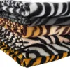 Foxmother New Fashion Ladies Foulard Zebra Animal Print Shawl Wrap Cashmere Wrabes with Tassel Winter وشاح للنساء الهدية Mens T200225