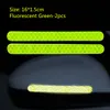 2 stks per set reflecterende auto achteruitkijkspiegel sticker waarschuwing tape veiligheid reflecterende strips anticollision reflector stickers301d2314928