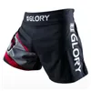 shorts de boxe azul