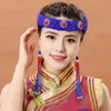 Hindistan tarzı püskül prenses headdress ulusal saç dekorasyon gelinler el yapımı düğün saçlı Cosplay Kostüm Aksesuarları Beads