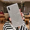 Bling Bling Glitter Phone Case for iphone 12 pro max square phone case cover for iphone 11 pro xs max xr 8plus anti-drop