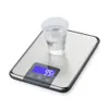 Escalas de cozinha digital de aço inoxidável 10 / 15kg Precision Touch Button Alimentos Escala de dieta eletrônica para cozinhar Ferramenta de medida de cozimento LJ200910