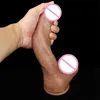 NXY Dildo's 10.43 inch levensechte dildo, flexibele G-spot dildo met krachtige zuignap, penis, seksspeeltje, gebogen schacht en bal1210