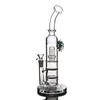 Nuevo diseño Hookahs DAB RIG Misterioso OJO VIDRIO agua Bong MINI tubo burbujeador Púrpura bongs plataformas petroleras