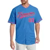Custom Powder Blue Pink-Black Authentic Baseball Jersey